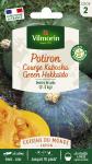 Potagères - Potiron (Courge Kabocha) Green Hokkaido - Cuisine du Monde - face recto